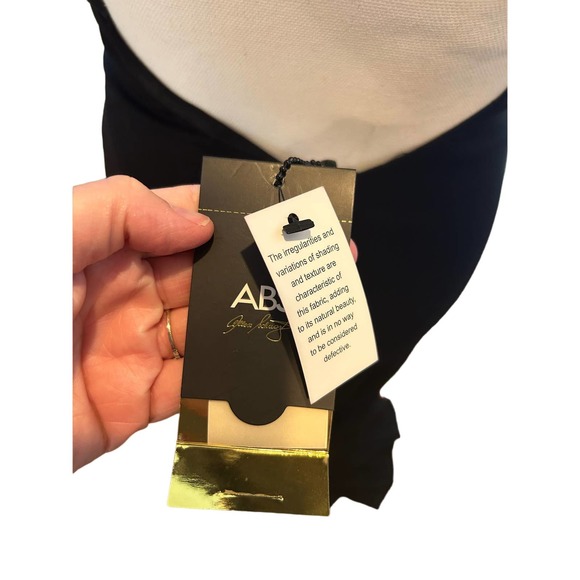 ABS by Allen Schwartz Black Formal dress Knit Gown Size Medium - Picture 5 of 7